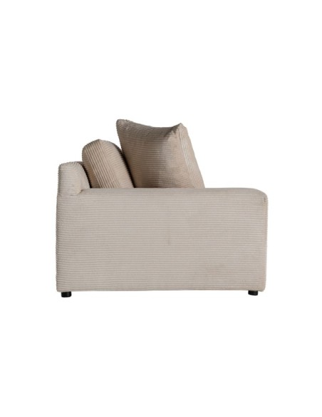 Módulo Sofá Esquinero KLERKEN, Poliéster / Crema, Marrón - Kodu Home Design