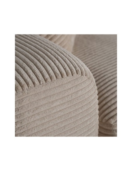 Módulo Sofá Esquinero KLERKEN, Poliéster / Crema, Marrón - Kodu Home Design