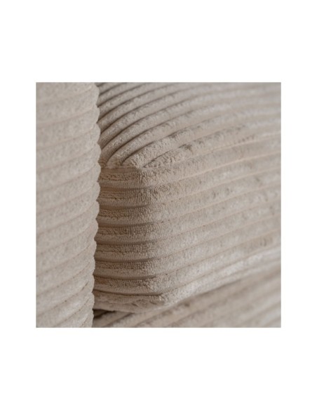 Módulo Sofá Esquinero KLERKEN, Poliéster / Crema, Marrón - Kodu Home Design