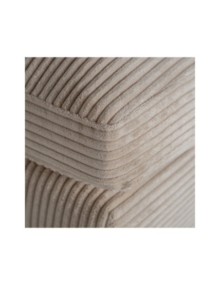 Módulo Sofá Esquinero KLERKEN, Poliéster / Crema, Marrón - Kodu Home Design