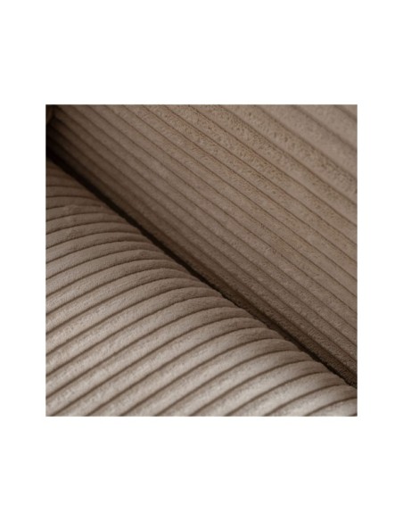 Módulo Sofá Esquinero KLERKEN, Poliéster / Crema, Marrón - Kodu Home Design