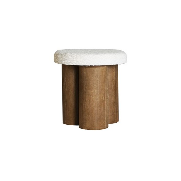 Reposapiés HOEK, DM / Marrón, Blanco...