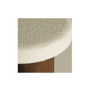 Reposapiés HOEK, DM / Marrón, Blanco - Kodu Home Design 2