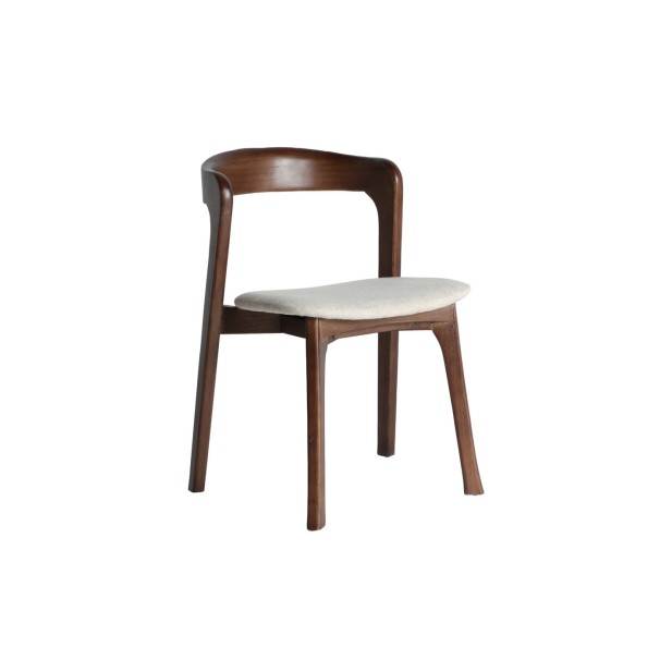 Silla ARTIX, Madera / Marrón, Beige -...