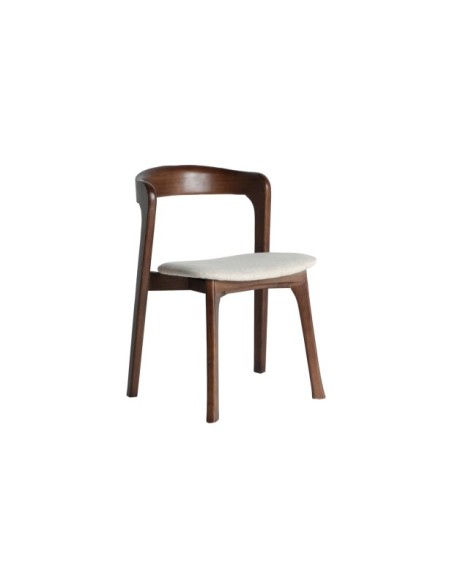 Silla ARTIX, Madera / Marrón, Beige - Kodu Home Design