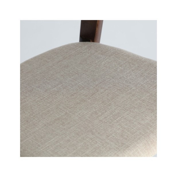 Silla ARTIX, Madera / Marrón, Beige -...