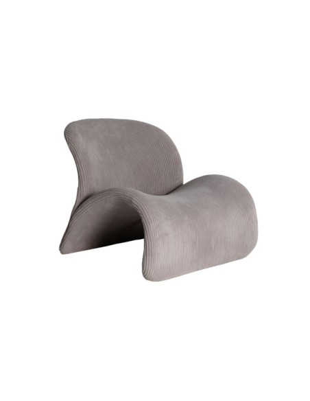 Sillón VIANNE, Poliéster / Gris - Kodu Home Design