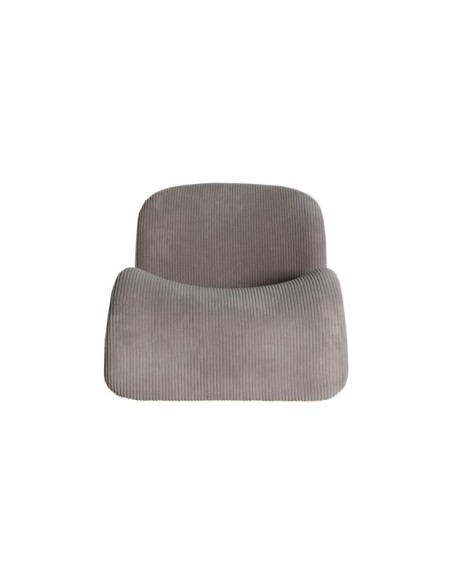 Sillón VIANNE, Poliéster / Gris - Kodu Home Design