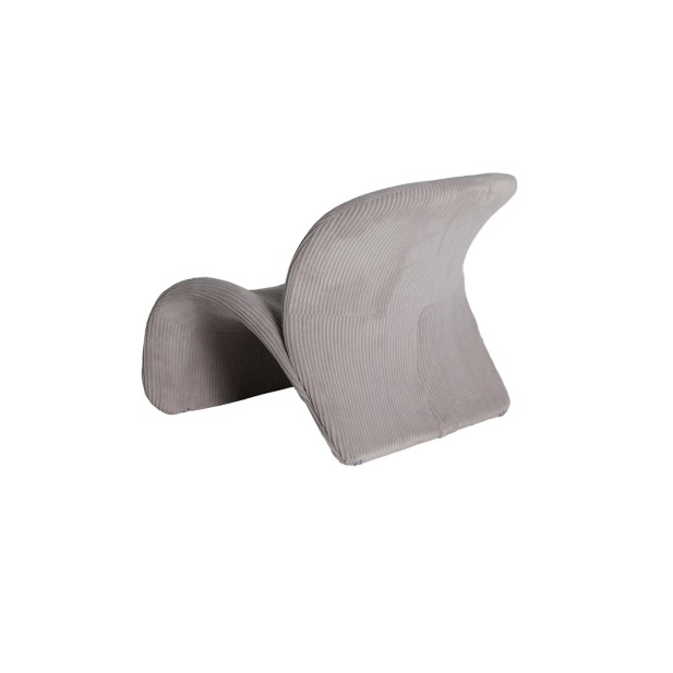 Sillón VIANNE, Poliéster / Gris -...