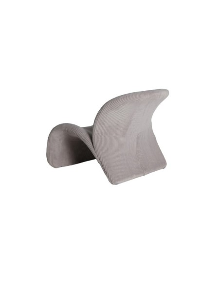 Sillón VIANNE, Poliéster / Gris - Kodu Home Design