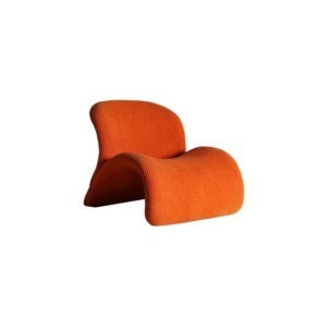 Sillón VIANNE, Poliéster / Naranja - Kodu Home Design