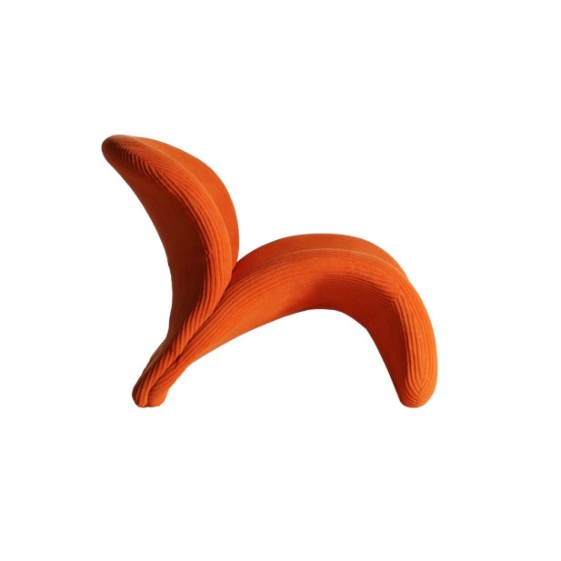 Sillón VIANNE, Poliéster / Naranja -...