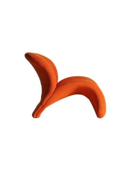 Sillón VIANNE, Poliéster / Naranja - Kodu Home Design