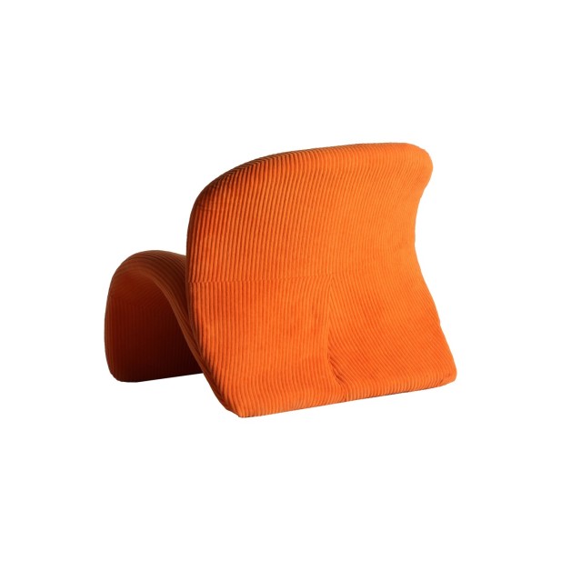 Sillón VIANNE, Poliéster / Naranja -...