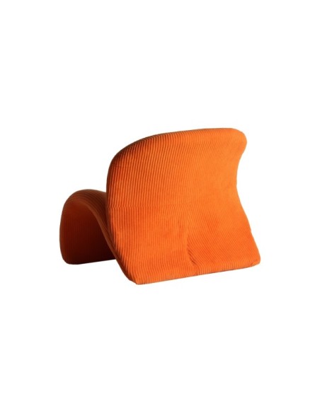 Sillón VIANNE, Poliéster / Naranja - Kodu Home Design