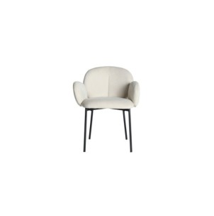 Silla BURGNAC, Poliéster / Crema, Negro - Kodu Home Design 2
