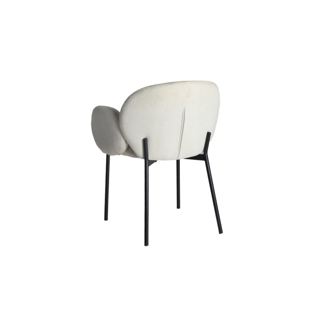 Silla BURGNAC, Poliéster / Crema,...