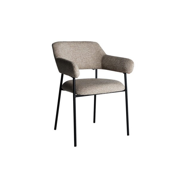 Silla SARZAY, Poliéster / Marrón,...