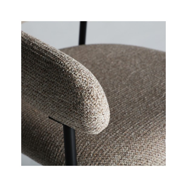 Silla SARZAY, Poliéster / Marrón,...