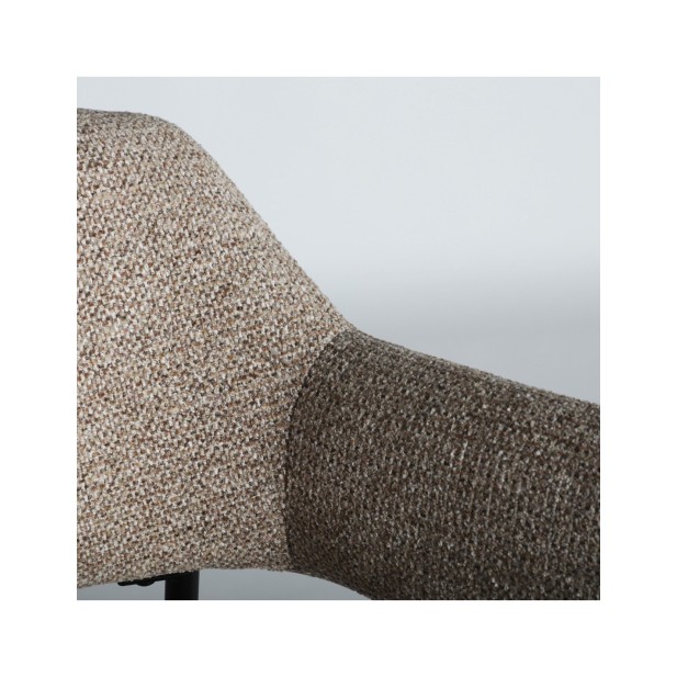 Silla SARZAY, Poliéster / Marrón,...