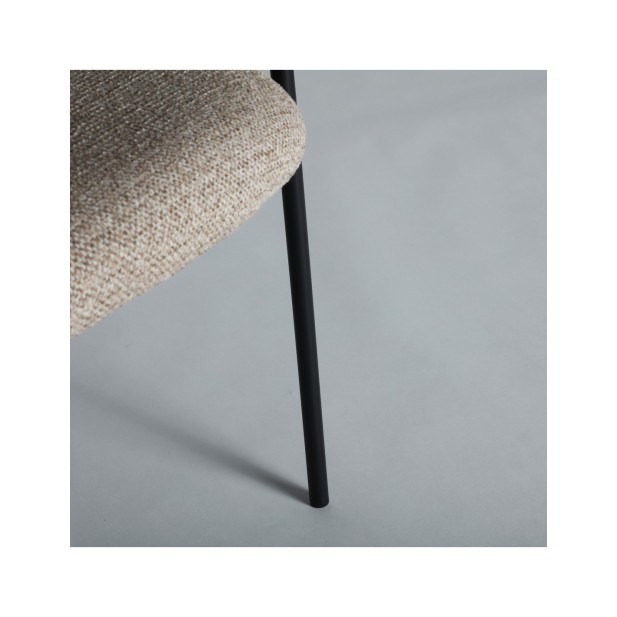 Silla SARZAY, Poliéster / Marrón,...