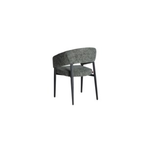 Silla BRUGES, Hierro / Negro, Gris - Kodu Home Design 2