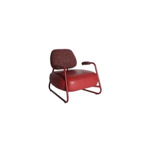 Sillón TANKAH, Hierro / Rojo - Kodu Home Design