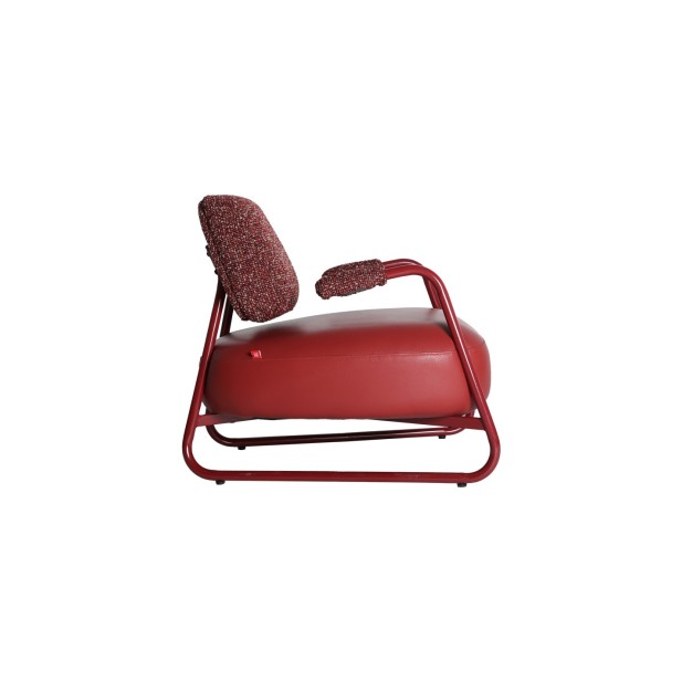 Sillón TANKAH, Hierro / Rojo - Kodu...
