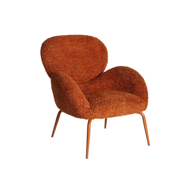 Sillón RONDA, Poliéster / Naranja -...