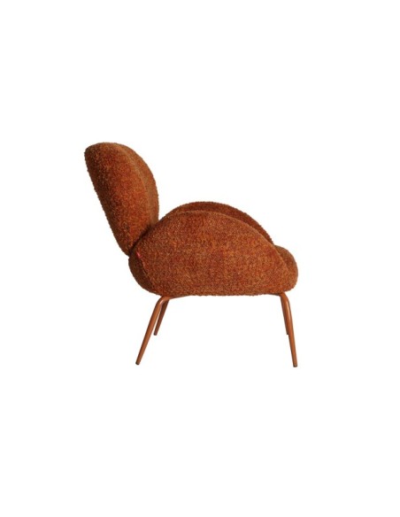 Sillón RONDA, Poliéster / Naranja - Kodu Home Design