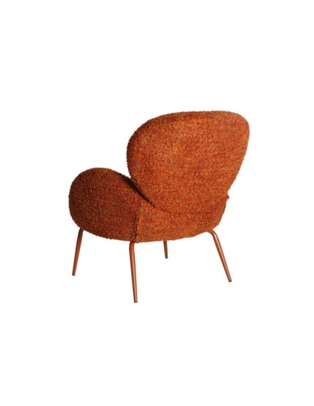 Sillón RONDA, Poliéster / Naranja - Kodu Home Design