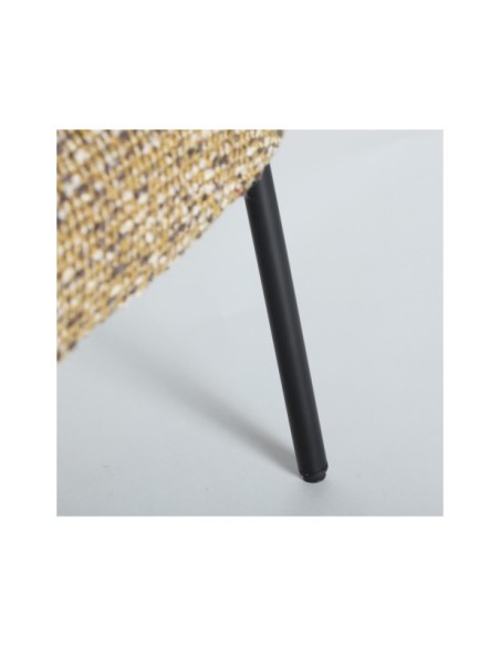 Sillón COMPORTA, Poliéster / Verde, Negro - Kodu Home Design