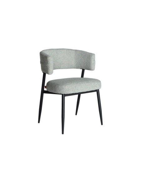 Silla MERANO, Poliéster / Verde, Negro - Kodu Home Design