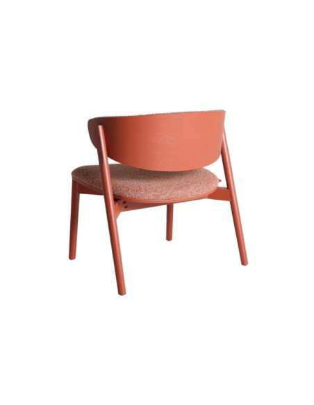 Sillón VREDEN, Madera / Coral - Kodu Home Design