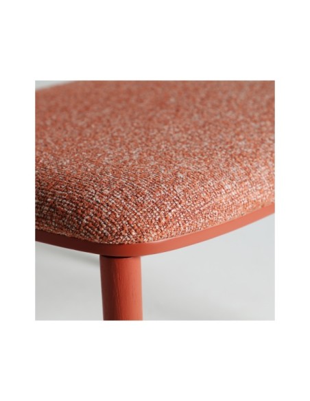 Sillón VREDEN, Madera / Coral - Kodu Home Design