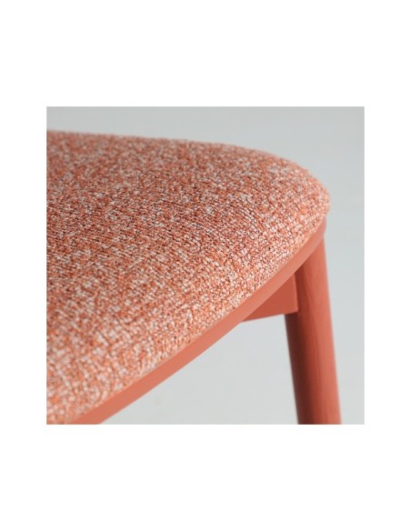 Sillón VREDEN, Madera / Coral - Kodu Home Design