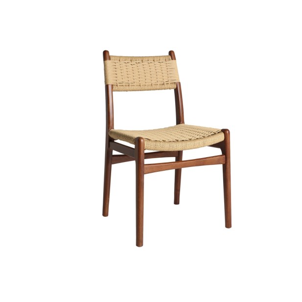 Silla WHEL, Madera / Marrón, Beige -...