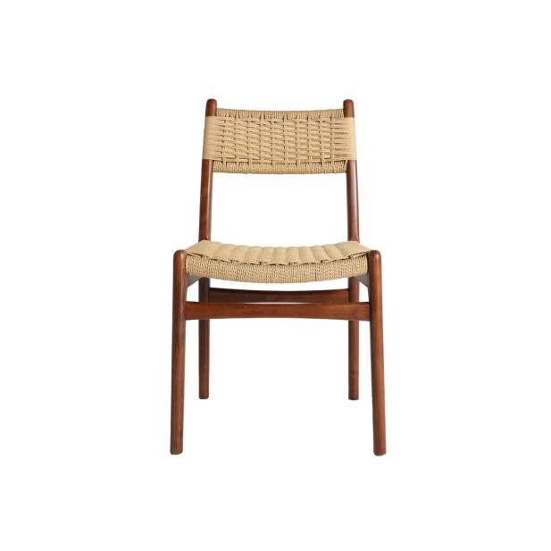 Silla WHEL, Madera / Marrón, Beige -...