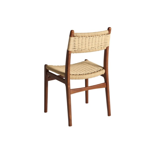 Silla WHEL, Madera / Marrón, Beige -...