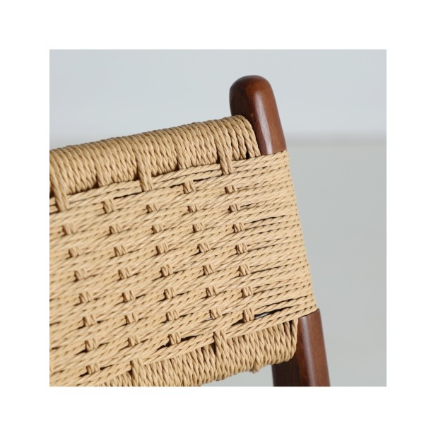 Silla WHEL, Madera / Marrón, Beige -...