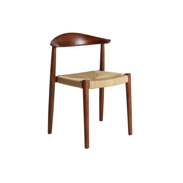 Silla ZELHEM, Madera / Marrón, Beige...