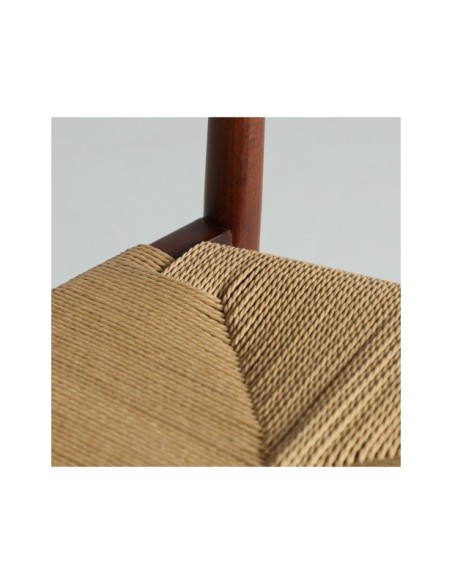 Silla ZELHEM, Madera / Marrón, Beige - Kodu Home Design