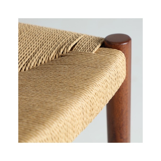 Silla ZELHEM, Madera / Marrón, Beige...