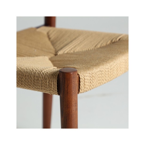 Silla ZELHEM, Madera / Marrón, Beige...