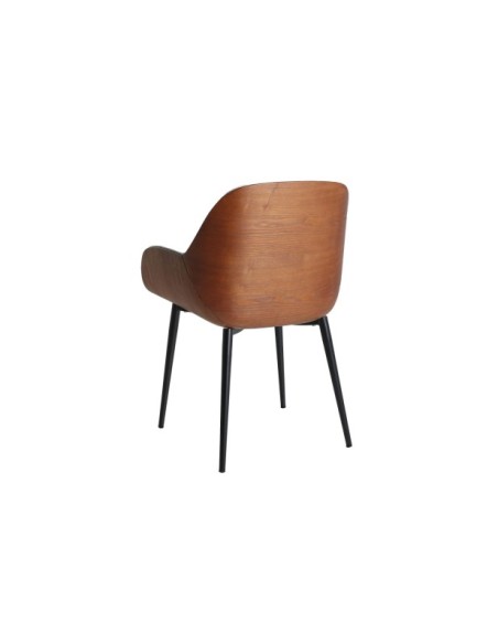 Silla BEESD, Madera Contrachapada / Marrón, Blanco, Negro - Kodu Home Design