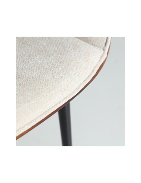 Silla BEESD, Madera Contrachapada / Marrón, Blanco, Negro - Kodu Home Design