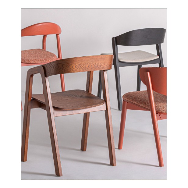 Silla REDE, Madera / Marrón - Kodu...