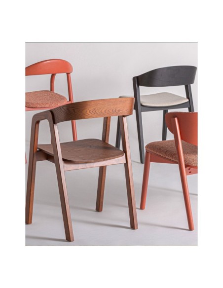 Silla REDE, Madera / Marrón - Kodu Home Design