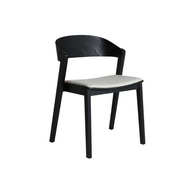 Silla BORKEN, Madera / Negro, Gris -...