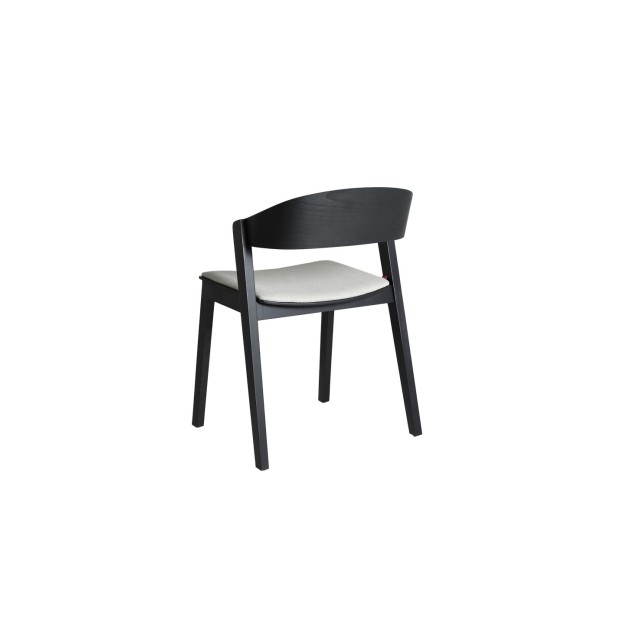Silla BORKEN, Madera / Negro, Gris -...